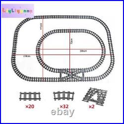 City Rail Flexible Tracks MOC Kit Train Building Blocks Sets DIY 35 Sets