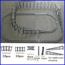 City Rail Flexible Tracks for Lego Kit Train Building Blocks Sets DIY 20 Sets