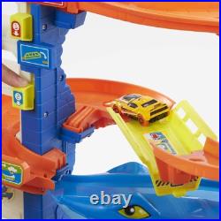 City Toy Car Track Set, Attacking Shark Escape Playset with 164 Scale Vehicl City Toy Car Track Set, Attacking Shark Escape Playset with 164 Scale Vehicl
