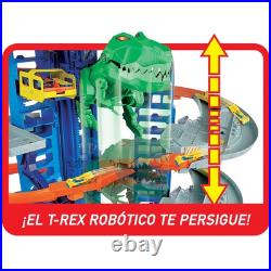 City Toy Car Track Set, Ultimate Garage with T-Rex Dinosaur, Store 100+ 164 City Toy Car Track Set, Ultimate Garage with T-Rex Dinosaur, Store 100+ 164