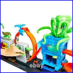 City Toy Car Track Set, Ultimate Octo Car Wash Playset & Color Reveal Car in