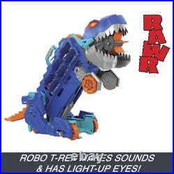 City Toy Car Track Set, Ultimate T-Rex Transporter, Dinosaur Hauler for 20+ V