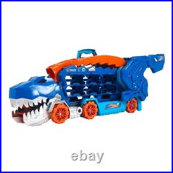 City Toy Car Track Set, Ultimate T-Rex Transporter, Dinosaur Hauler for 20+ V