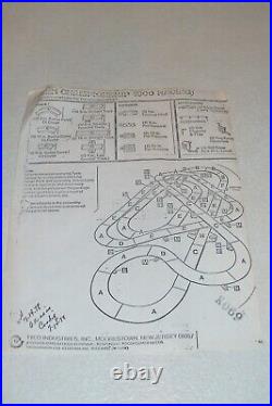 Complete 1970's TYCO 6221 Championship 1000 Slot Car Racing Set With Cars