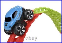 - Crazy Climb Track Car Track Set with LED Light-Up Race Car Interchangea