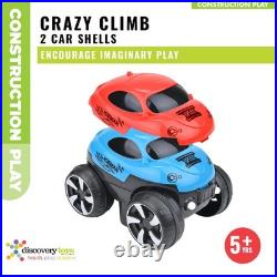 - Crazy Climb Track Car Track Set with LED Light-Up Race Car Interchangea