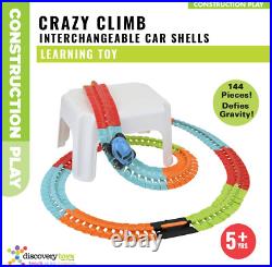 Crazy Climb Track Set LED Race Car & Customizable Multicolor Track