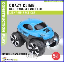 Crazy Climb Track Set LED Race Car & Customizable Multicolor Track