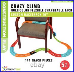 Crazy Climb Track Set LED Race Car & Customizable Multicolor Track