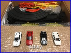 Custom AFX Ferrari's vs TYCO Lamborghini's HO Slot Car Racing Track Set Combo Custom AFX Ferrari's vs TYCO Lamborghini's HO Slot Car Racing Track Set Combo