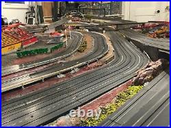 Custom Slot Car Track and Train Set