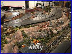 Custom Slot Car Track and Train Set