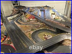 Custom Slot Car Track and Train Set