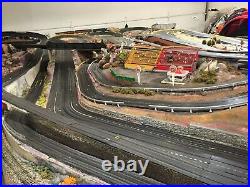 Custom Slot Car Track and Train Set