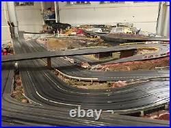 Custom Slot Car Track and Train Set