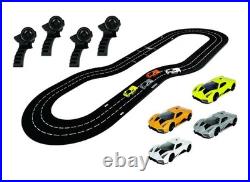 DMX Racer Exclusive Slot Car Racing Set Limited Edition 4 Cars 18ft Multi Track