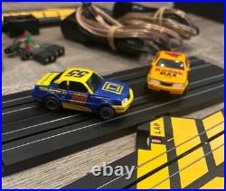 DUAL Power? WATCH Video? HO Slot car track set Modified Life Like Racing