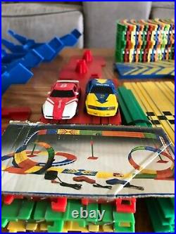 Darda Slot Car Race Track Set Sky Racer Complete With Original Cars Works