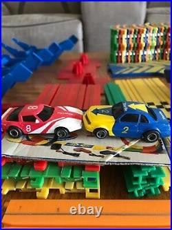 Darda Slot Car Race Track Set Sky Racer Complete With Original Cars Works