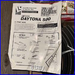 Daytona 500 SPEEDWAY Life Like Racing HO Set 23' Race Track 2 Fast Tracker Cars