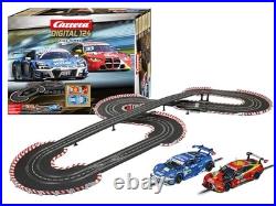 Digital Electric Slot Car Racing Track Set Includes Two Cars & Two Full Speed Digital Electric Slot Car Racing Track Set Includes Two Cars & Two Full Speed