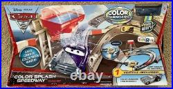 Disney Cars 2 Color Splash Speedway Track Set Toys R Us 2010 SEALED Box