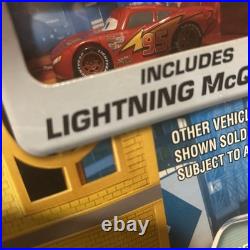 Disney Cars PISTON CUP GARAGE Playset Track Set Slight Damage