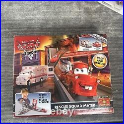 Disney Cars RESCUE SQUAD MATER Playset Track Set Sealed