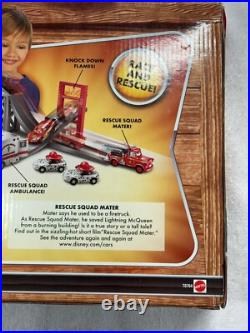 Disney Cars RESCUE SQUAD MATER Playset Track Set Sealed Disney Cars RESCUE SQUAD MATER Playset Track Set Sealed