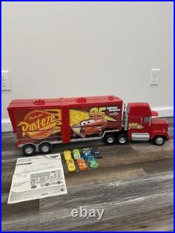 Disney Cars Super Track Mack Transforming Truck & Racetrack 36 Play Set VNC