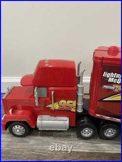 Disney Cars Super Track Mack Transforming Truck & Racetrack 36 Play Set VNC
