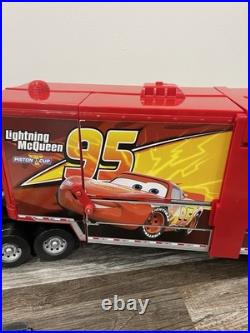 Disney Cars Super Track Mack Transforming Truck & Racetrack 36 Play Set VNC