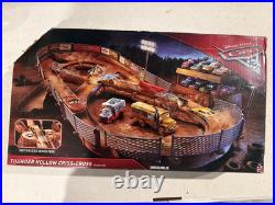 Disney Pixar Car Thunder Hollow Criss-Cross track set new booster