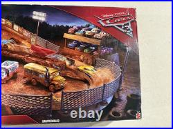 Disney Pixar Car Thunder Hollow Criss-Cross track set new booster