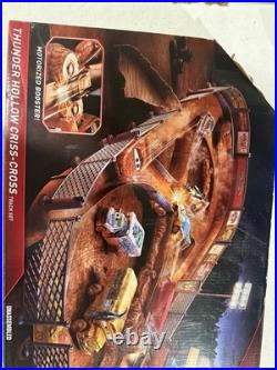 Disney Pixar Car Thunder Hollow Criss-Cross track set new booster