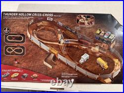 Disney Pixar Car Thunder Hollow Criss-Cross track set new booster
