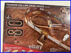 Disney Pixar Car Thunder Hollow Criss-Cross track set new booster