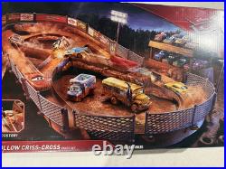 Disney Pixar Car Thunder Hollow Criss-Cross track set new booster