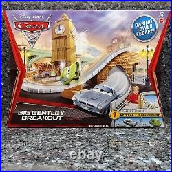 Disney Pixar Cars 2 Big Bentley Breakout Track Set With Finn And Accessory, NIB