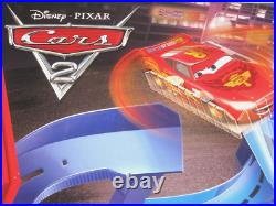 Disney Pixar Cars 2 Tokyo Spinout Lightning McQueen 2010 Race Track Set Mattel