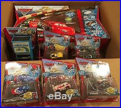 Disney Pixar Cars Charge Ups Charge N Race Speedway Track Charger & Car Set