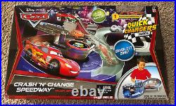 Disney Pixar Cars Crash'N Change Speedway Quick Changers Track Set (Only withMQ)