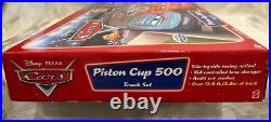 Disney Pixar Cars PISTON CUP 500 TRACK SET SUPERCHARGED McQueen Chick Hicks King