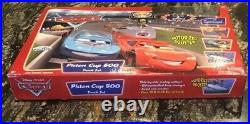 Disney Pixar Cars PISTON CUP 500 (over12.5 FT) Track Set with 4 CARS