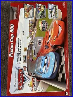 Disney Pixar Cars Piston Cup 500 motorised race set 3.8m track includes McQueen