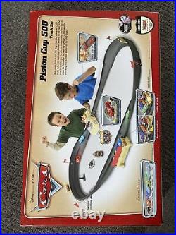 Disney Pixar Cars Piston Cup 500 motorised race set 3.8m track includes McQueen