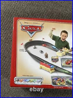 Disney Pixar Cars Piston Cup 500 motorised race set 3.8m track includes McQueen