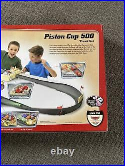 Disney Pixar Cars Piston Cup 500 motorised race set 3.8m track includes McQueen