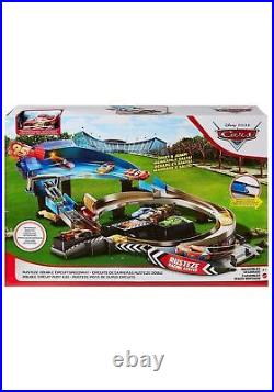 Disney Pixar Cars Rusteze Double Circuit Speedway Playset Test Track Set For