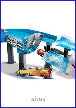 Disney Pixar Cars Rusteze Double Circuit Speedway Playset Test Track Set For